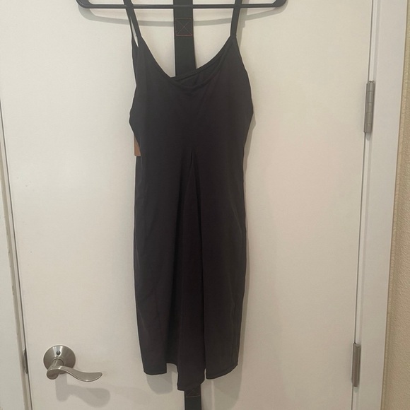 NWT Skims Fits Everybody Slip Dress Onyx L - Picture 3 of 5